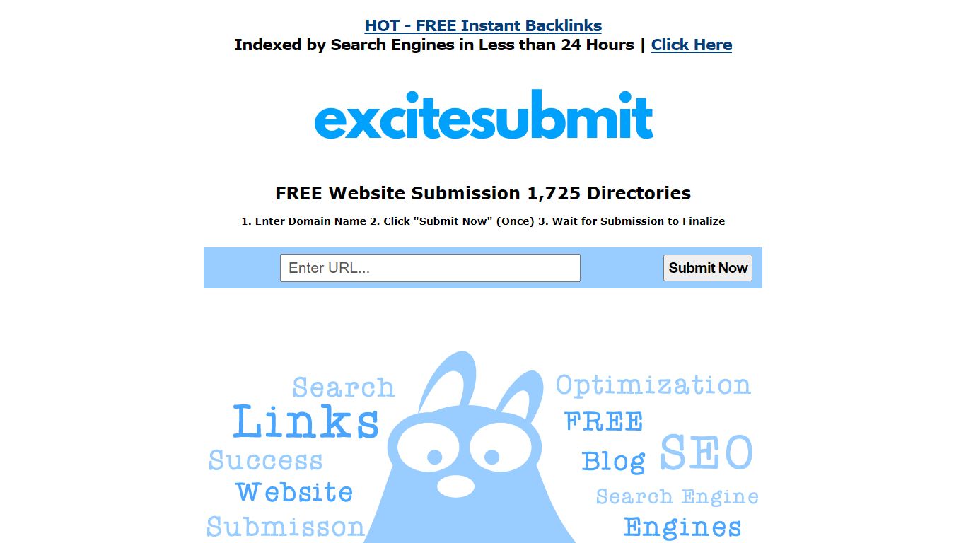 ExciteSubmit.com: FREE Website Submission Service | Blog Ping - Add ...